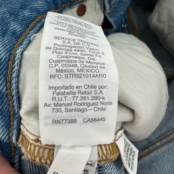 Madewell Button Fly Rigid Denim Jean Mini Skirt - Picture 13 of 14